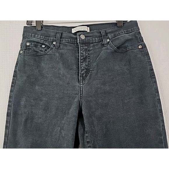 Levi's 512 ~Woman Size 14M~ Black Denim Perfectly Slimming Bootcut Jeans. - Picture 5 of 9